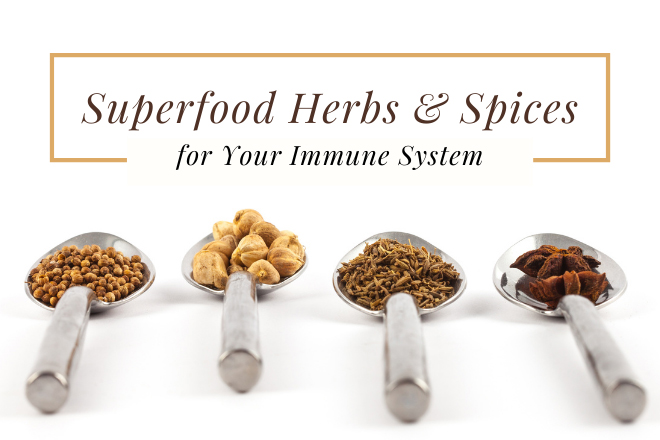 Superfood Herbs & Spices for Your Immune System
